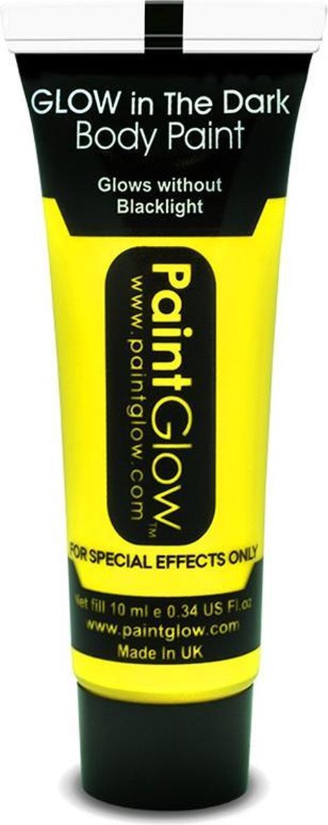 Paintglow | Glow in the dark face & body paint - Geel